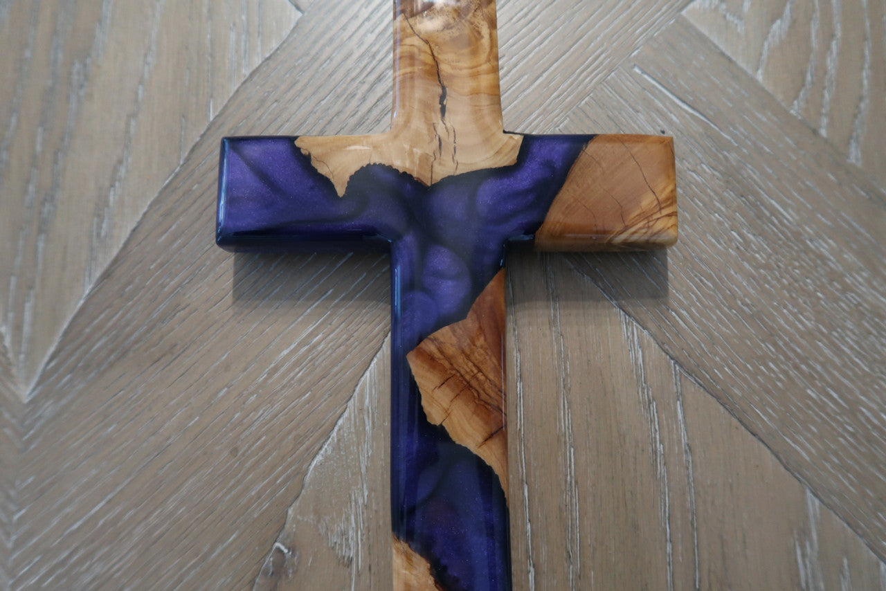 OLIVEWOOD AND PURPLE JAM PIGMENT RESIN