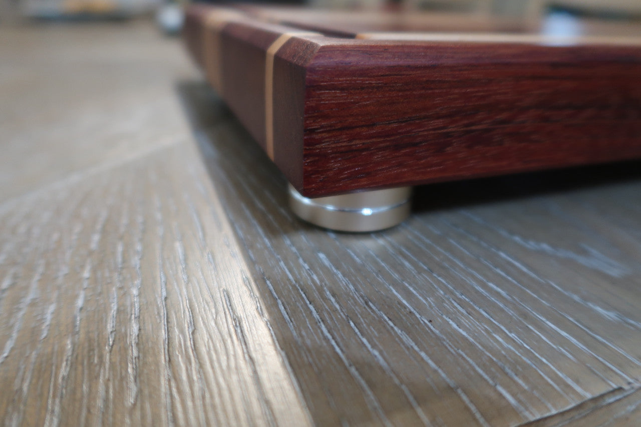BRAZILIAN CHERRY & MAPLE CUSTOM CUTTING BOARD