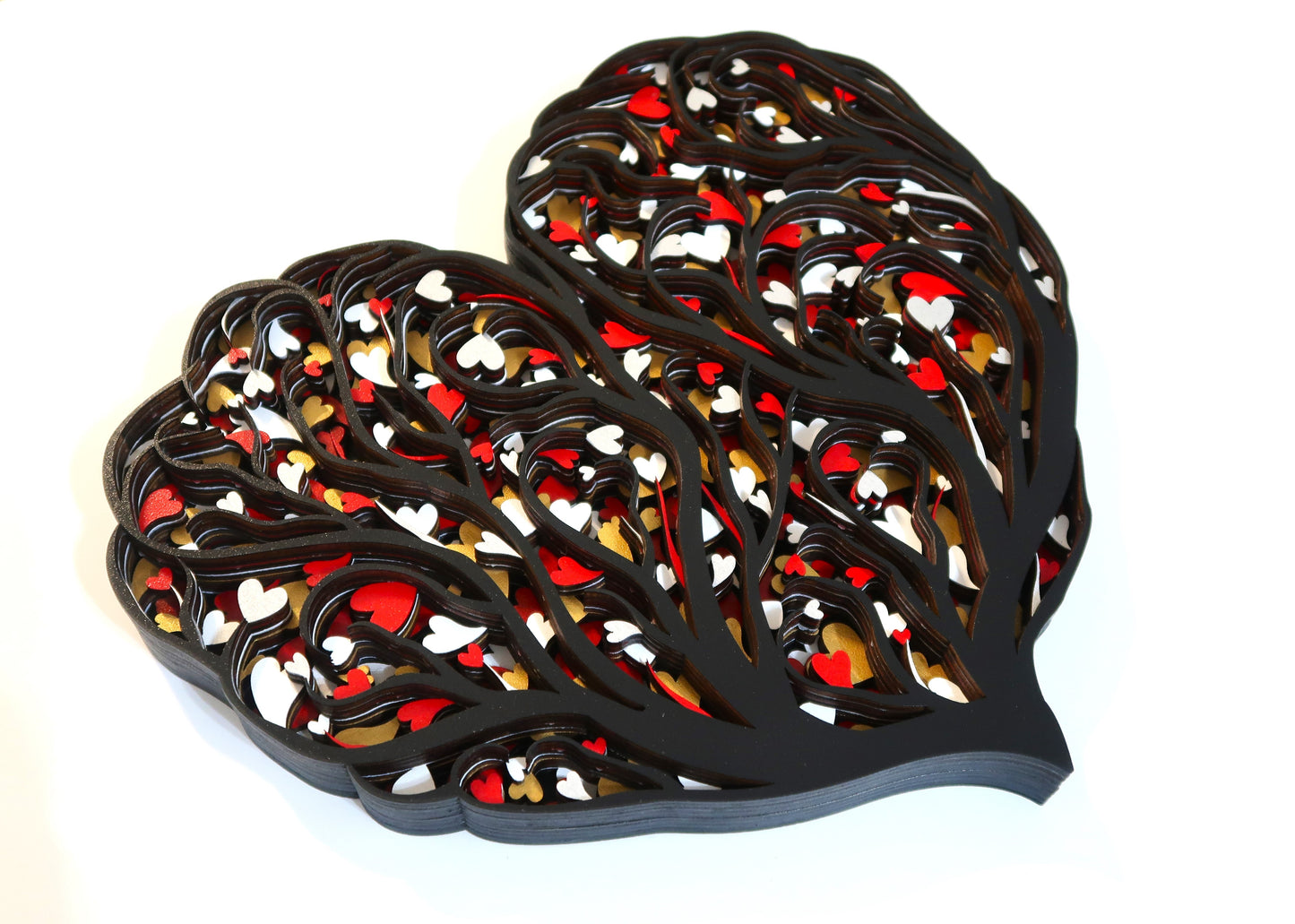 THE LOVE TREE 3-D LASER CUT MANDALA ZENTANGLE WALL ART #4