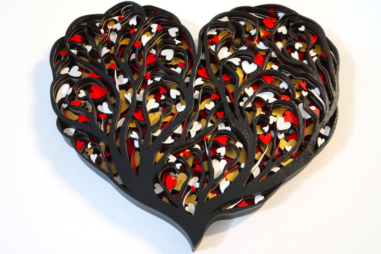 THE LOVE TREE 3-D LASER CUT MANDALA ZENTANGLE WALL ART #4