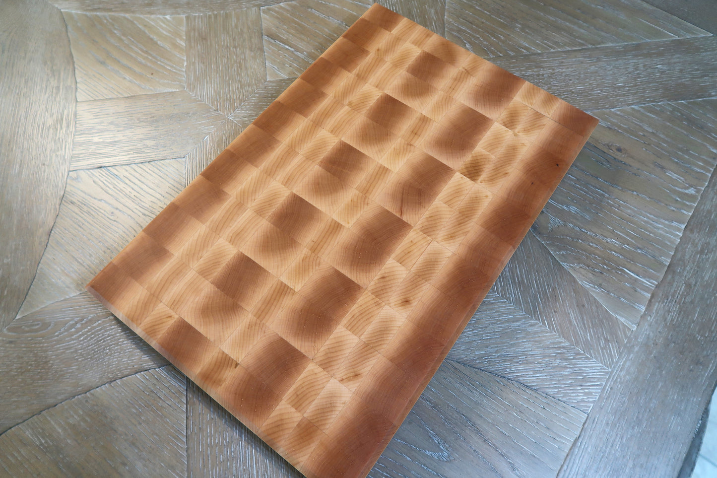 SOLID MAPLE END GRAIN BUTCHER BLOCK CUTTING BOARD