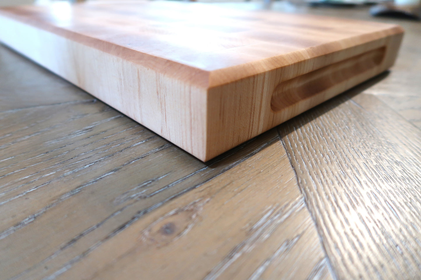 SOLID MAPLE END GRAIN BUTCHER BLOCK CUTTING BOARD
