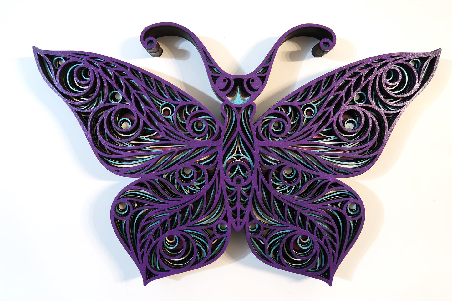 FRUIT BUTTERFLY 3-D LAYERED WALL ART