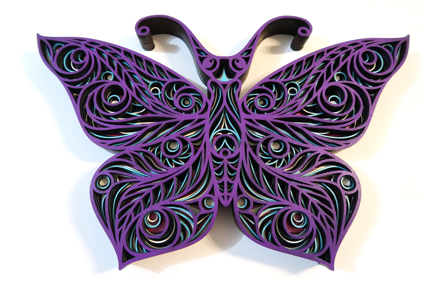 FRUIT BUTTERFLY 3-D LAYERED WALL ART