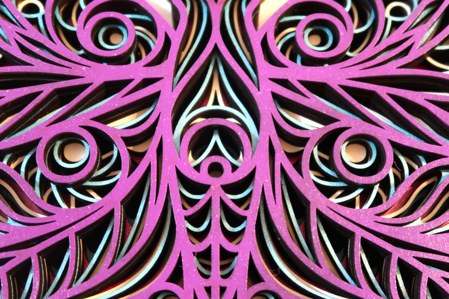 FRUIT BUTTERFLY 3-D LAYERED WALL ART