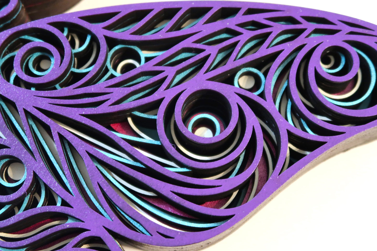 FRUIT BUTTERFLY 3-D LAYERED WALL ART