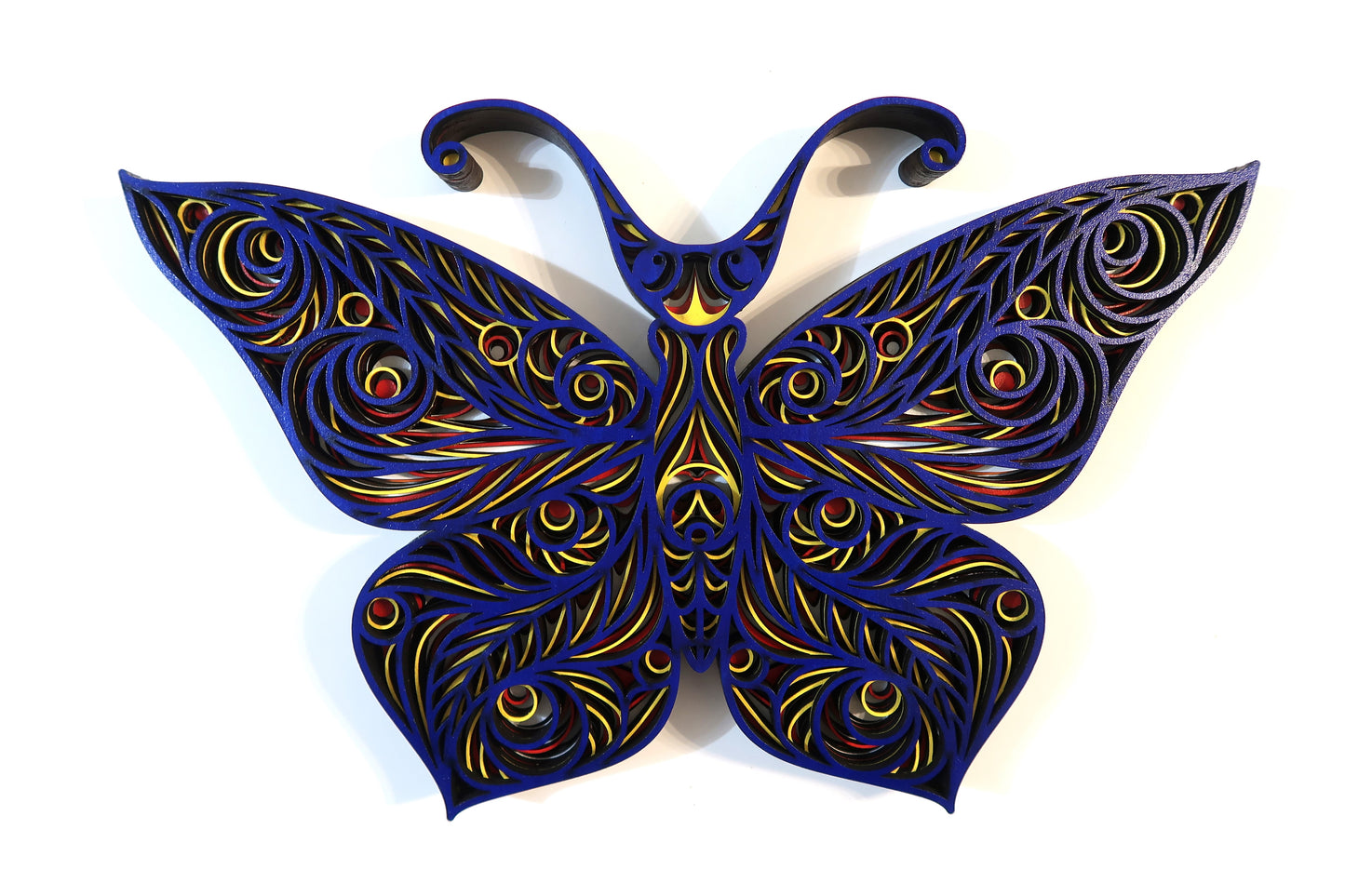 FRUIT BUTTERFLY 3-D LAYERED WALL ART #2