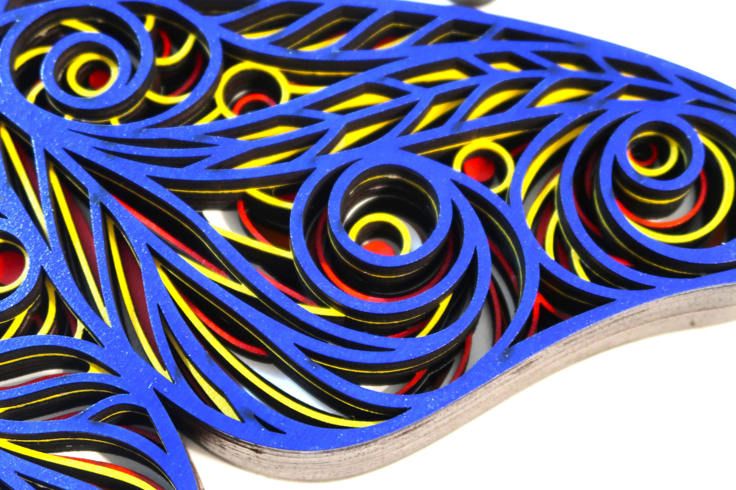 FRUIT BUTTERFLY 3-D LAYERED WALL ART #2