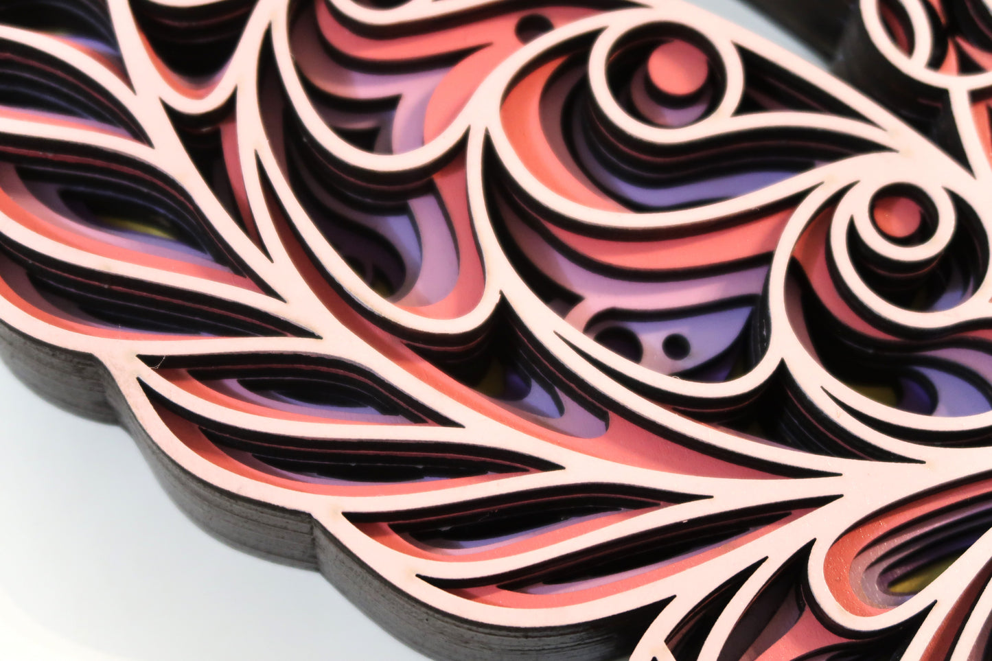 SPRING BUTTERFLY 3-D LAYERED WALL ART #3 (Large)
