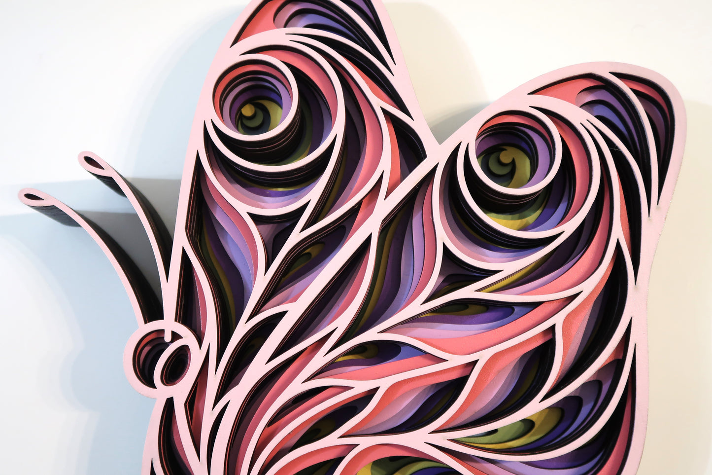 SUMMER BUTTERFLY 3-D LAYERED WALL ART