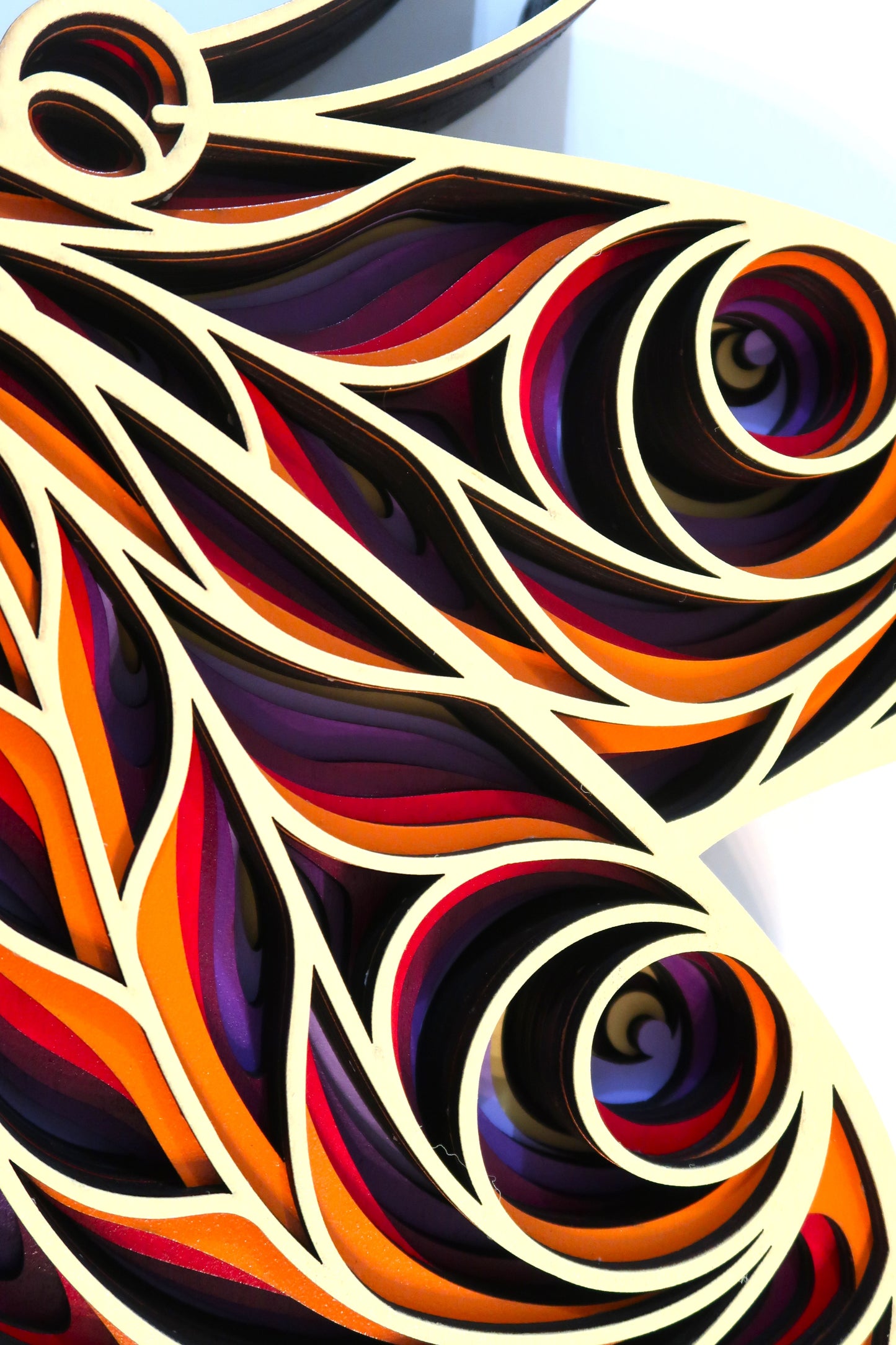 SUMMER BUTTERFLY 3-D LAYERED WALL ART #2