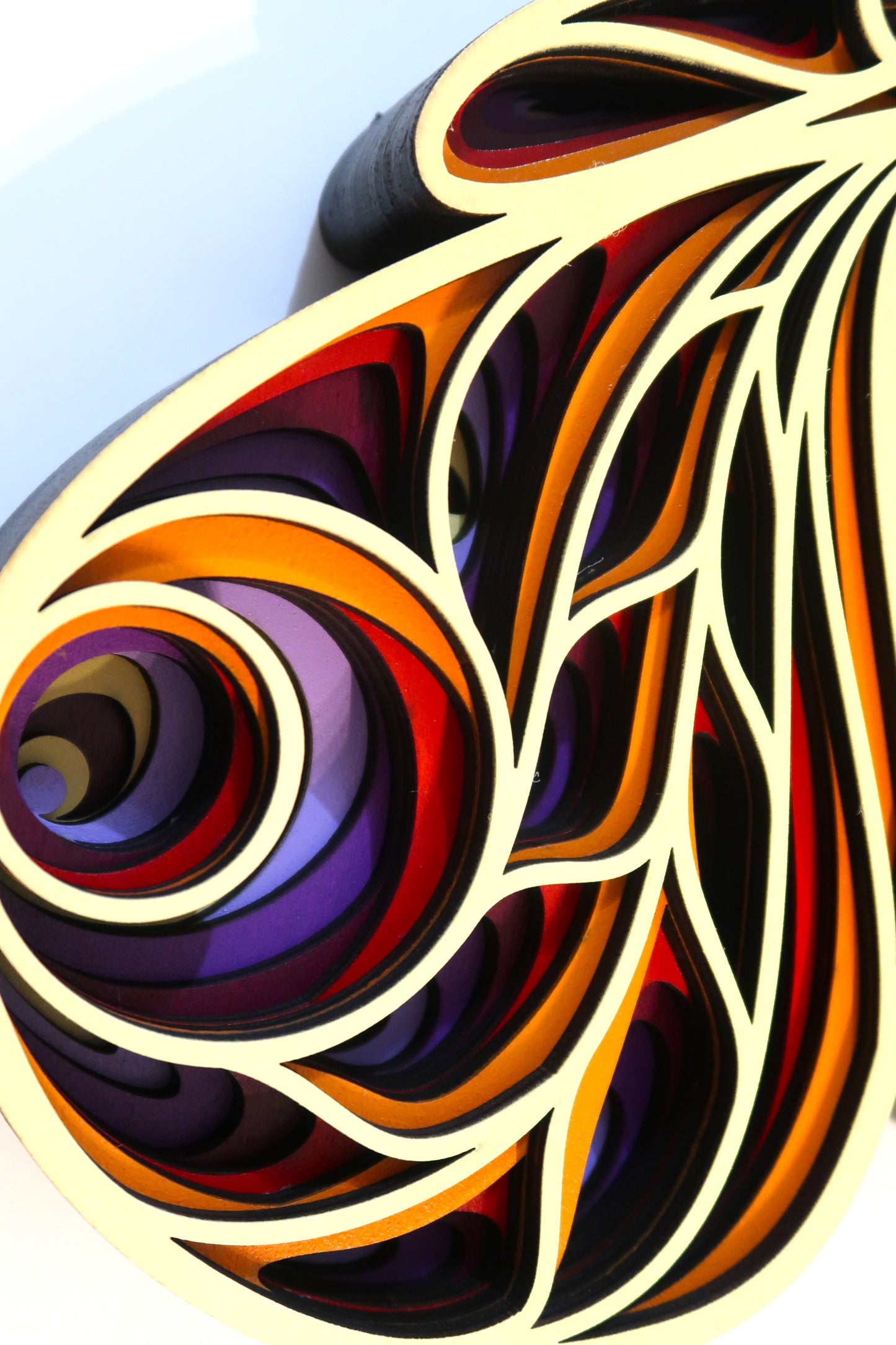 SUMMER BUTTERFLY 3-D LAYERED WALL ART #2