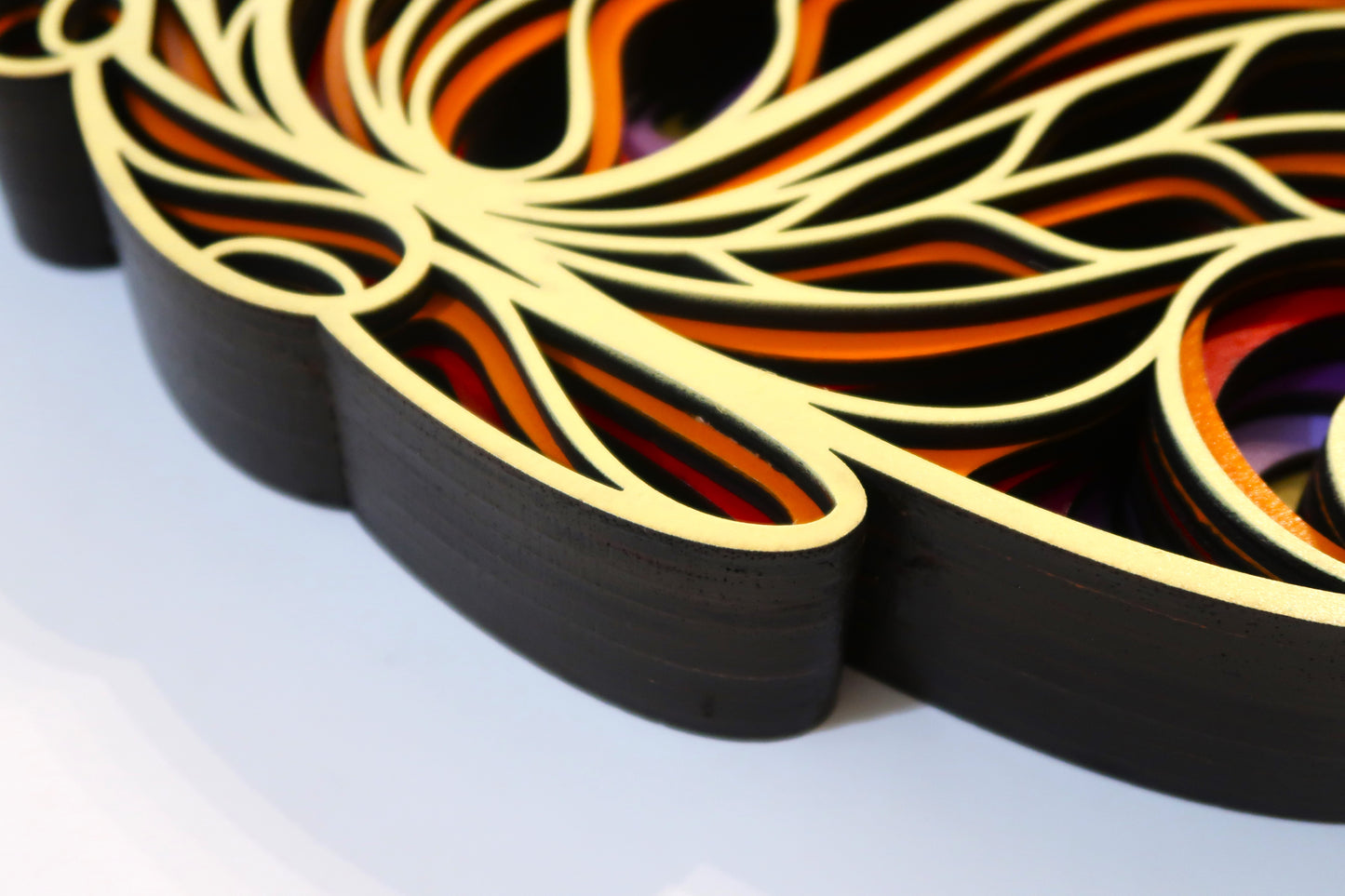 SUMMER BUTTERFLY 3-D LAYERED WALL ART #2