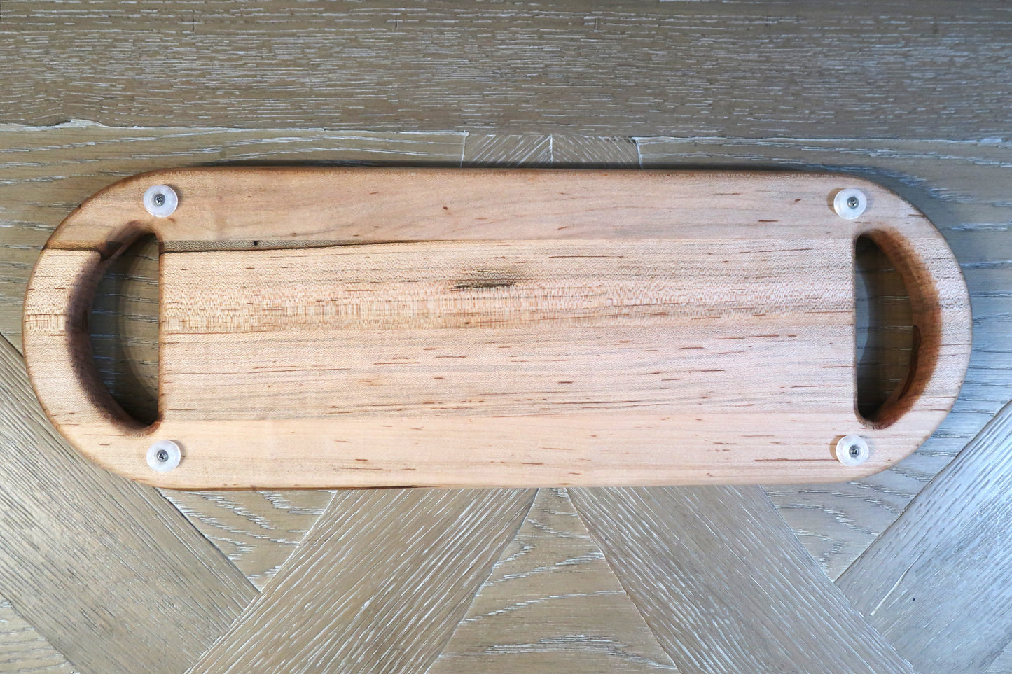 AMBROSIA MAPLE WITH RESIN GROUND CRACKS EFFECT SERVING BOARD
