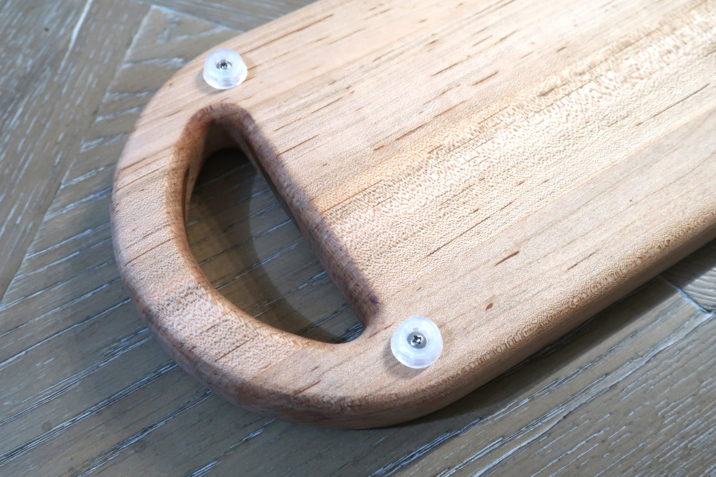 AMBROSIA MAPLE WITH RESIN GROUND CRACKS EFFECT SERVING BOARD