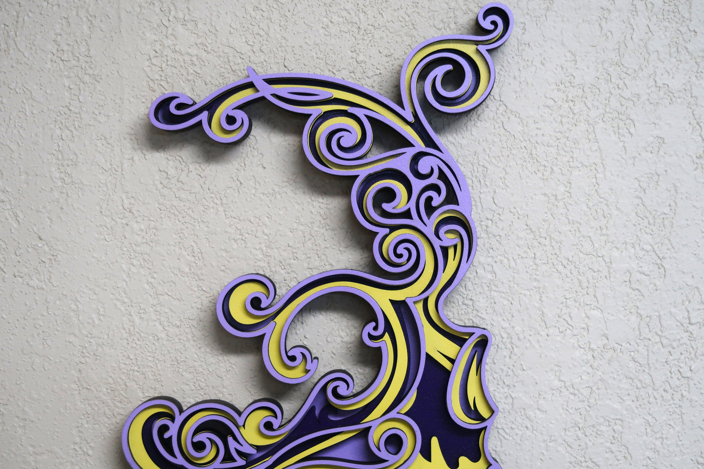 VINTAGE SKULL MULTILAYER 3-D WALL ART
