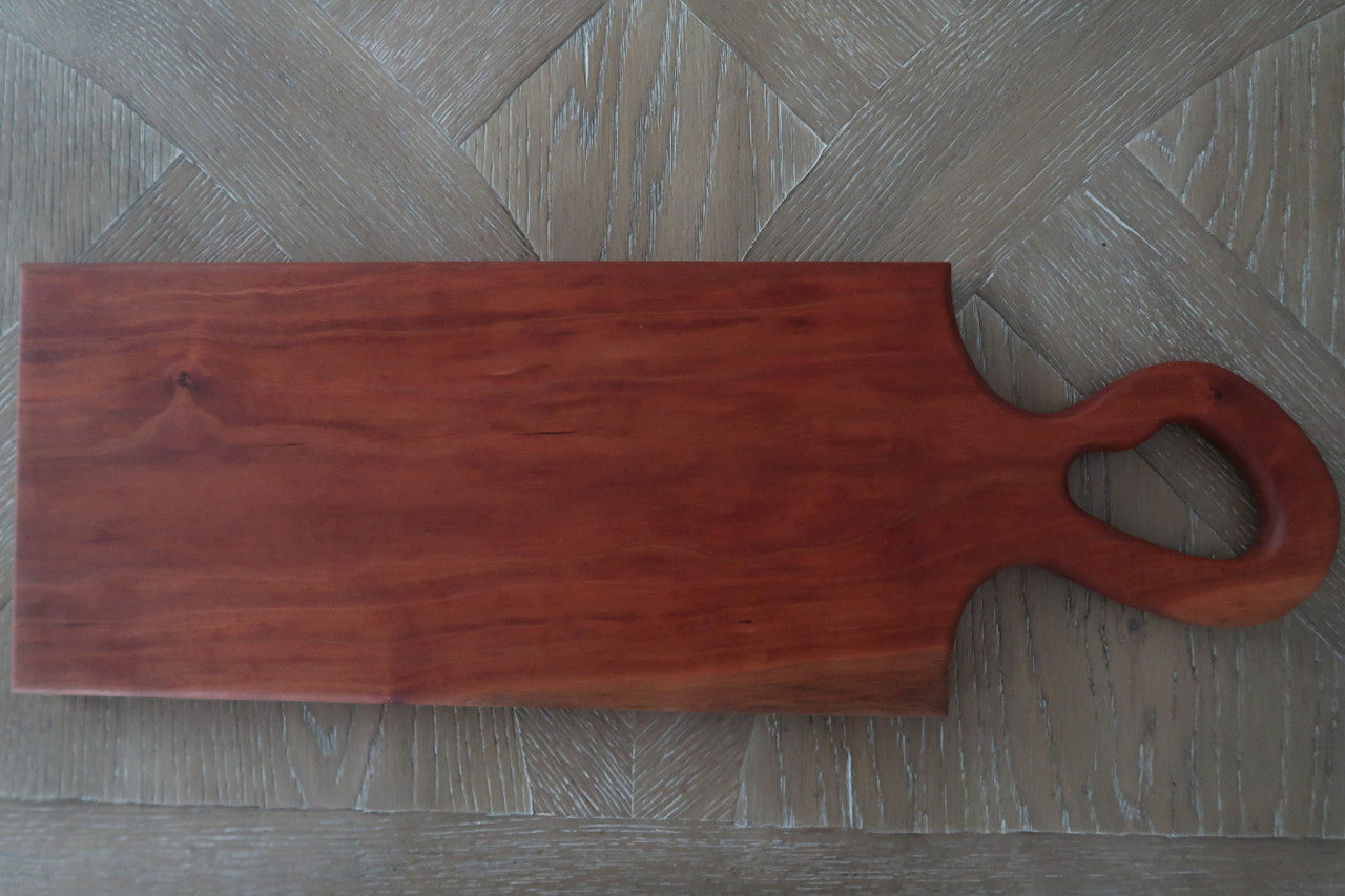 MAHOGANY CHARCUTERIE/CHEESE/CUTTING BOARD