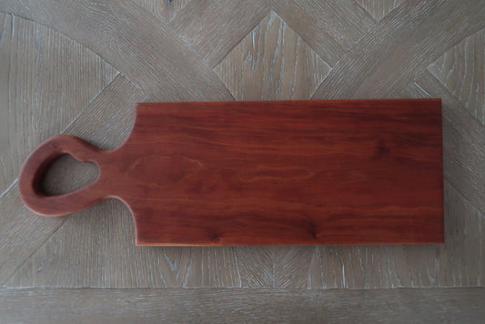 MAHOGANY CHARCUTERIE/CHEESE/CUTTING BOARD