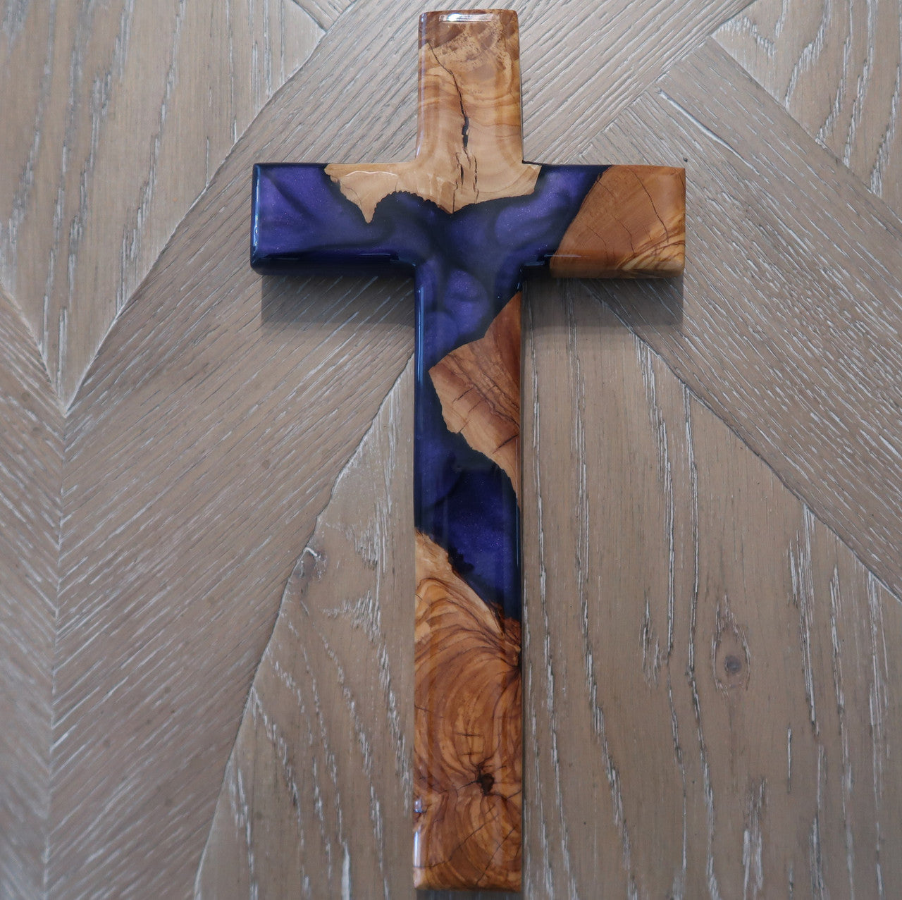 OLIVEWOOD AND PURPLE JAM PIGMENT RESIN
